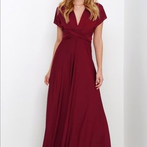Lulus always stunning convertible maxi dress